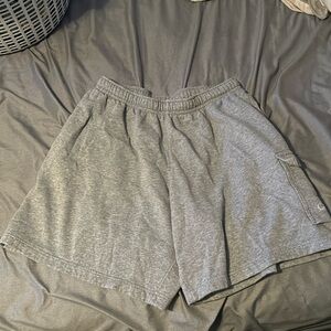 grey nike shorts